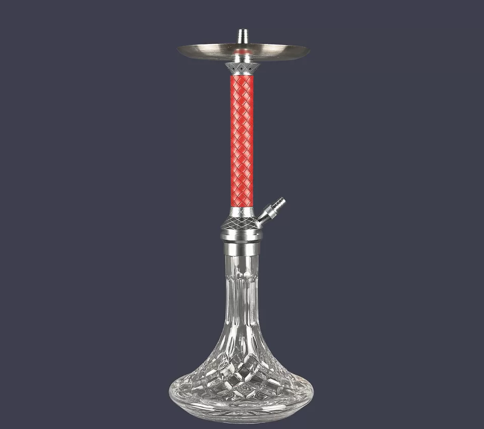 2301-leather, portable hookah shisha set